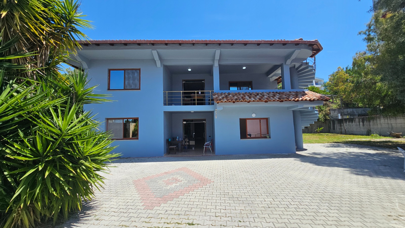 Hotellets fasad